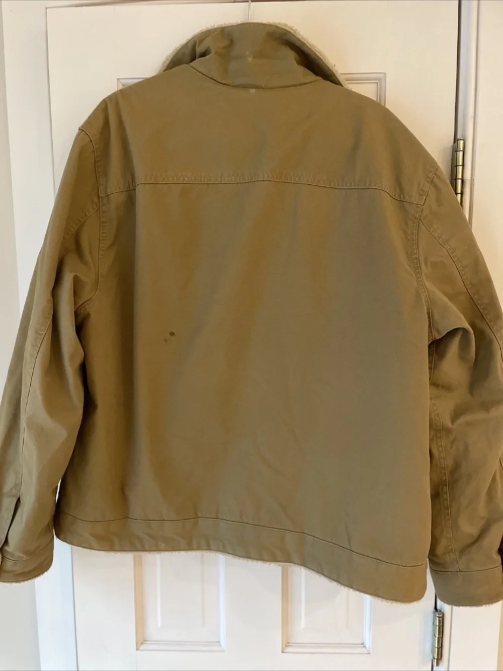 Vintage 2000s Gap Men’s Large Bomber Jacket Full Zip Khaki Tan